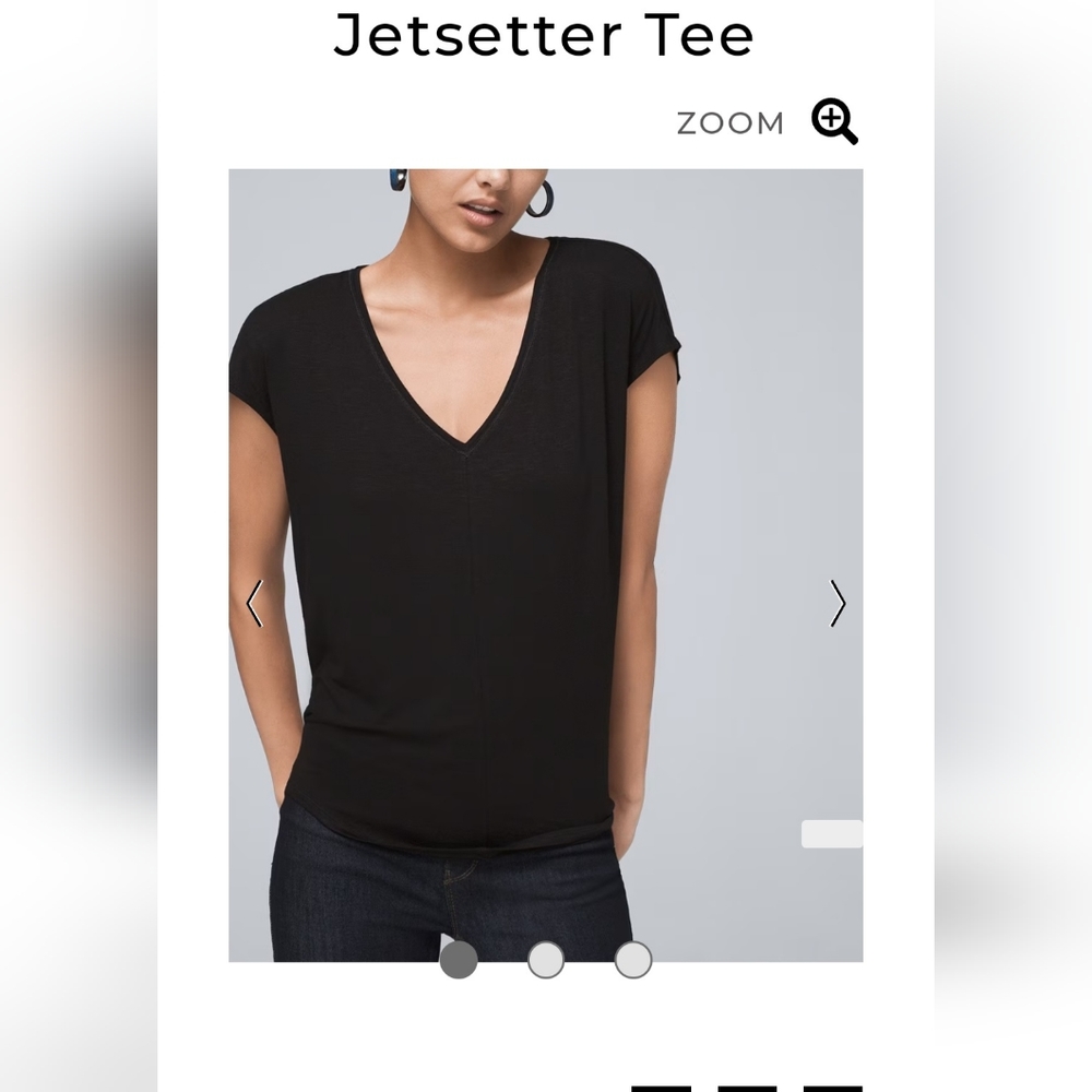 NWT White House Black Market Jetsetter Tee size small